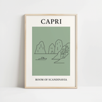 Capri Minimalist City & Travel Print