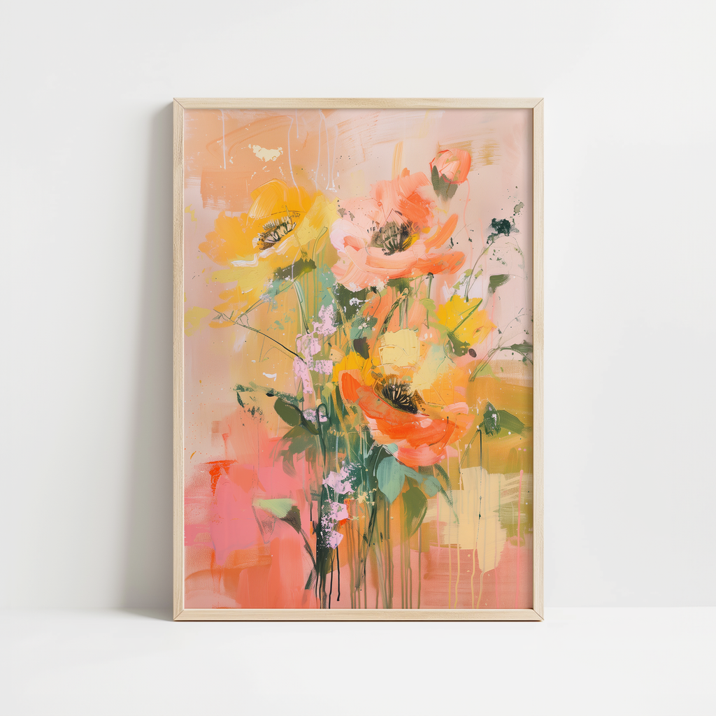 Blush Meadow Dance Print