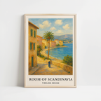 Seaside Village Walk Print