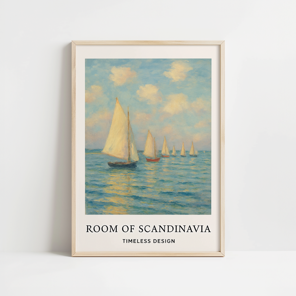 Sailboats in Harmony Print