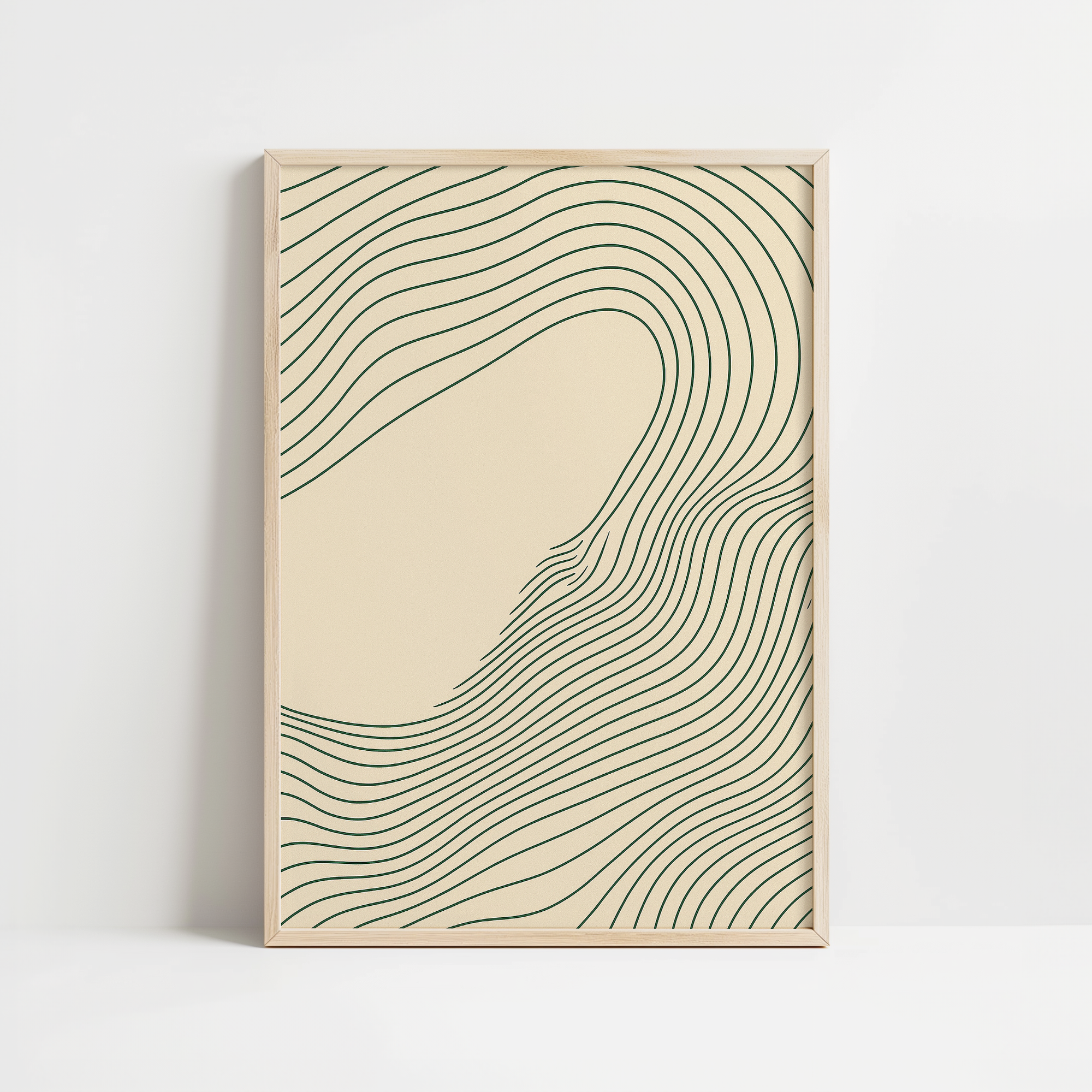 Flowing Line Art Print