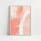 Soft Coral Tones Print