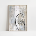 Modern Artful Line Print