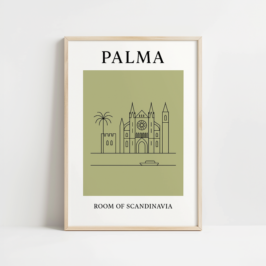 Palma Minimalist City & Travel Print