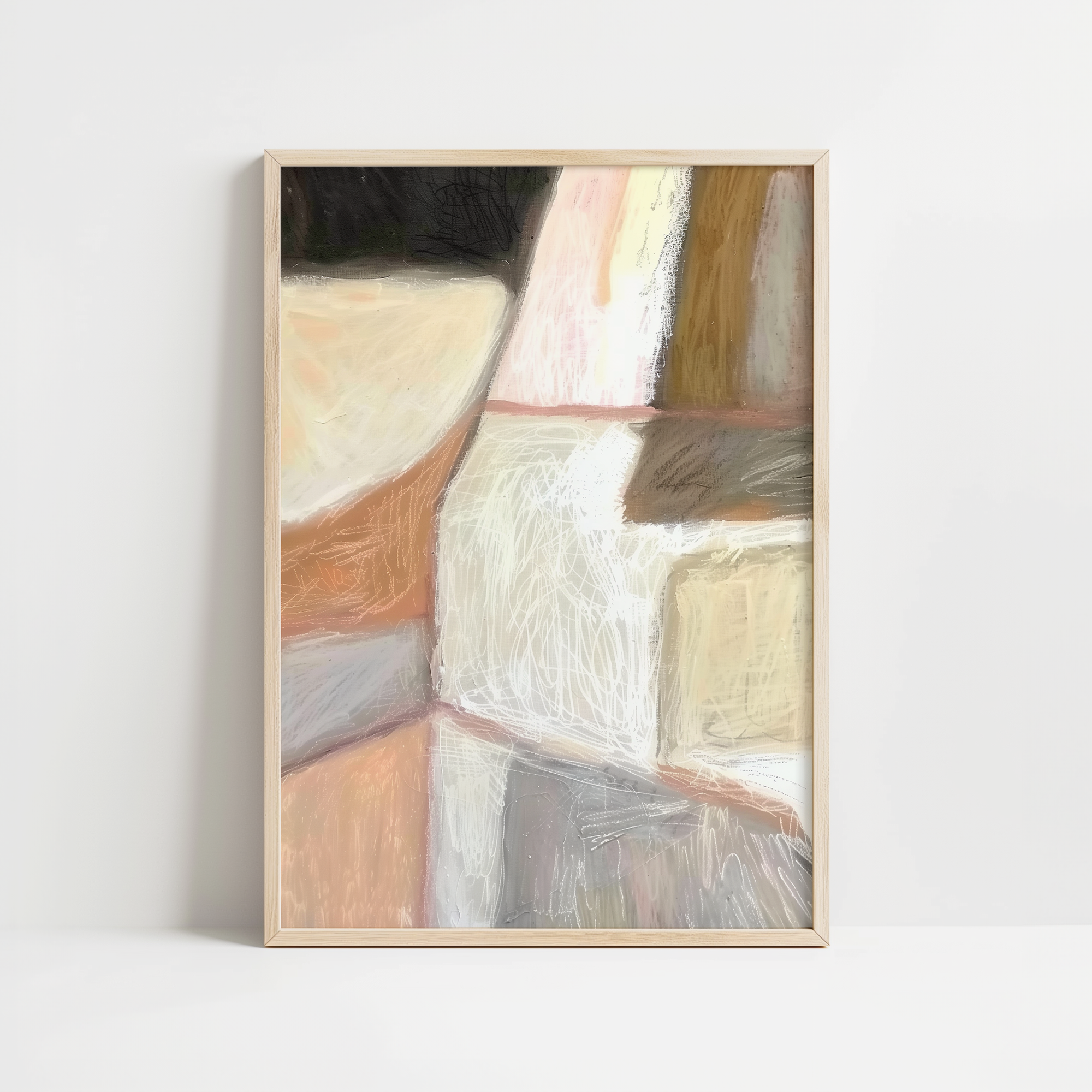 Textured Earthy Tones Print