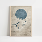 Japandi Rising Sun Print