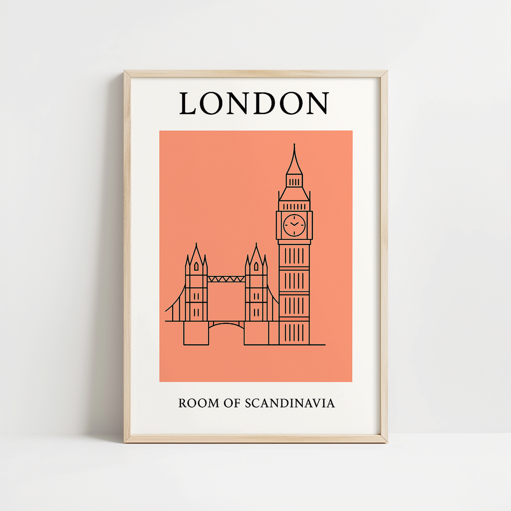 London Minimalist City & Travel Print