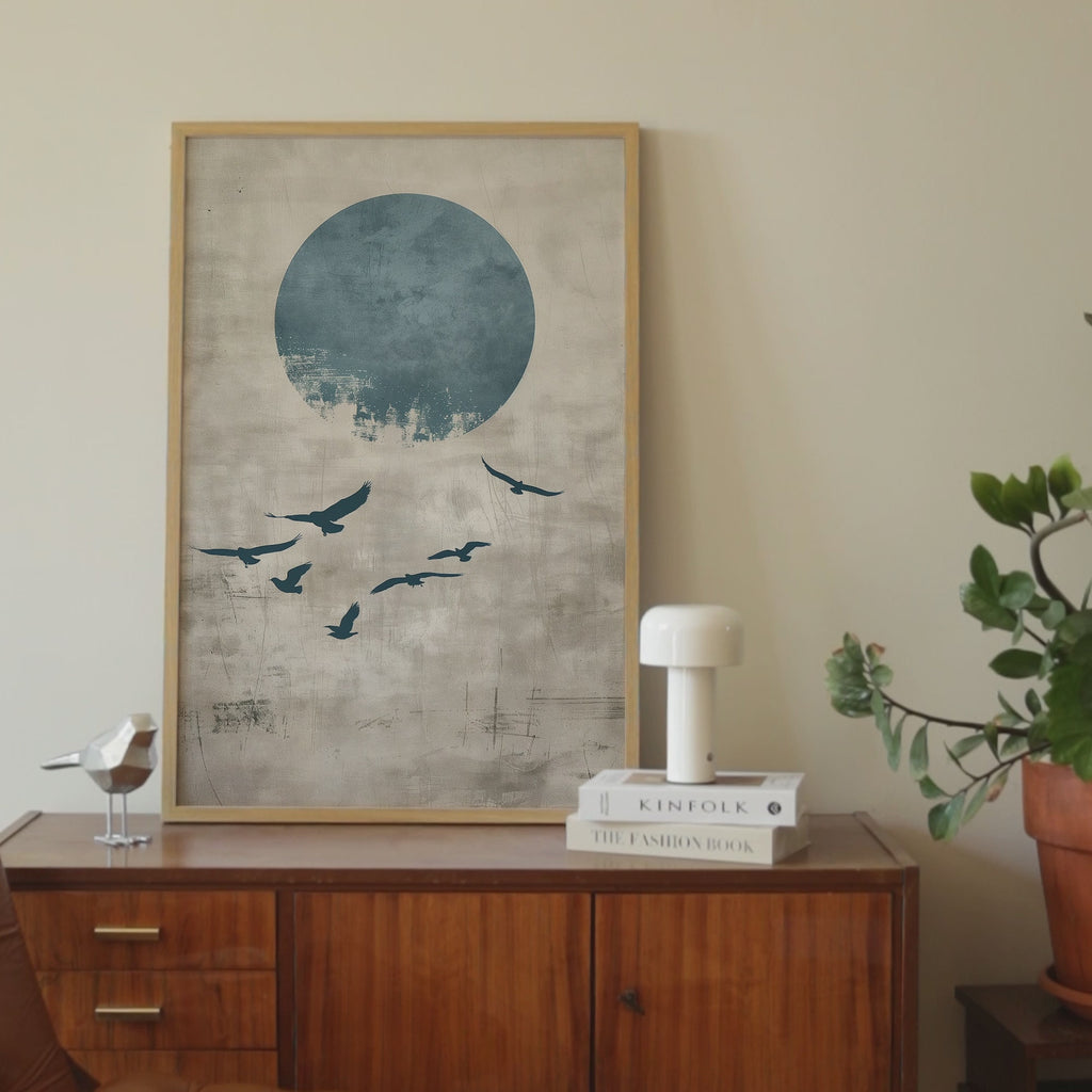 Japandi Rising Sun Print