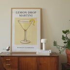 Lemon Drop Martini Classic Print