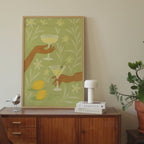 Lemon Cocktail Celebration Print