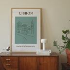 Lisbon Minimalist City & Travel Print