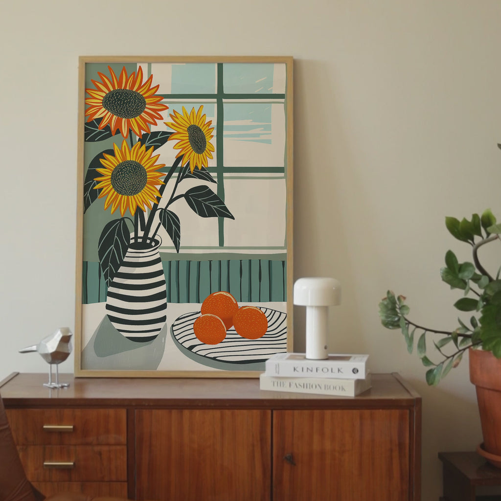 Sunny Sunflower Still Print