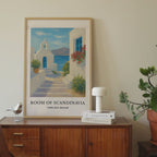 Vintage Greece Coast Print
