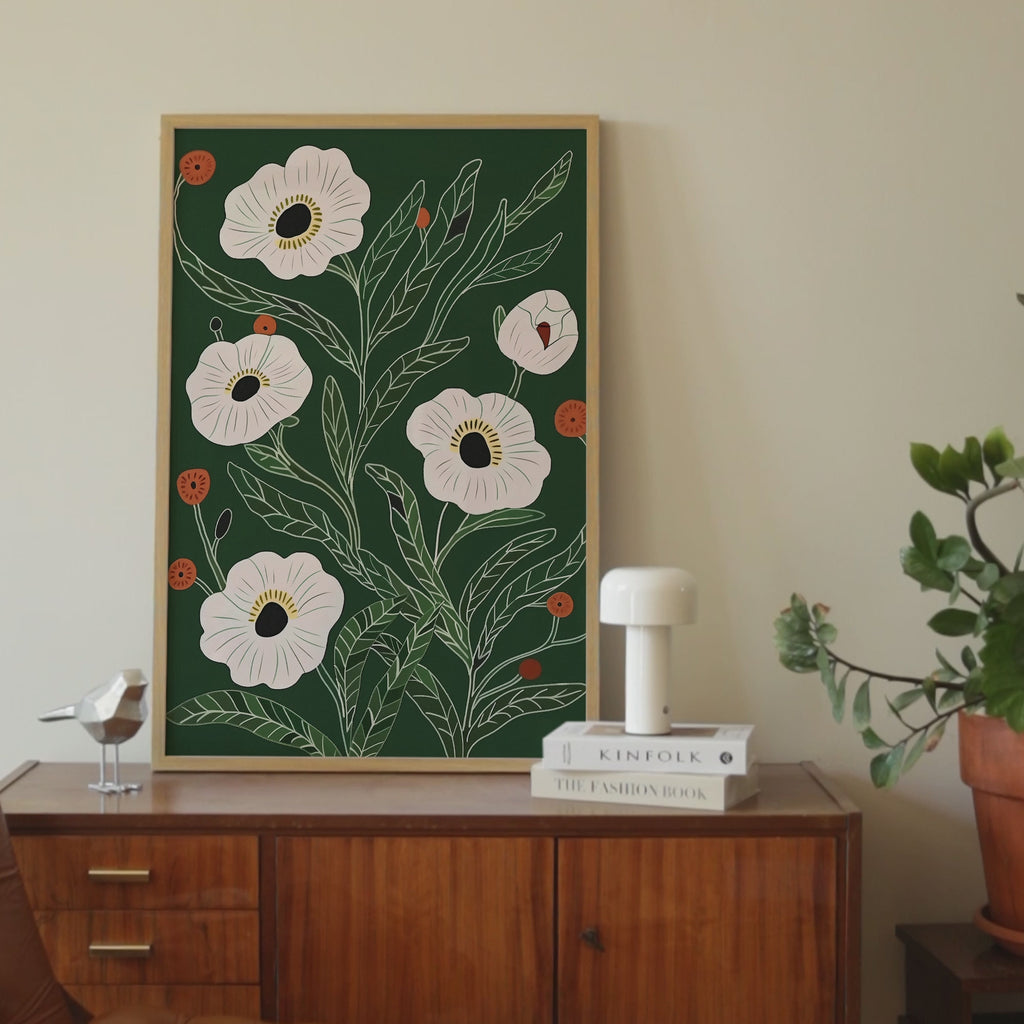 Light Meadow Blooms Print