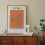 Sicily Minimalist City & Travel Print