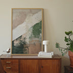 Modern Green Beige Earthy No.2 Print