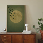 Japanese Green Neutral Print