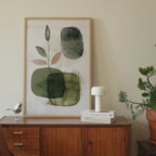 Earthy Botanical Shapes Print