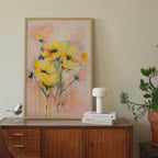 Golden Bloom Harmony Print