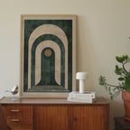 Geometric Line Archway Print