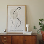 Scandinavian Line Silhouette Print