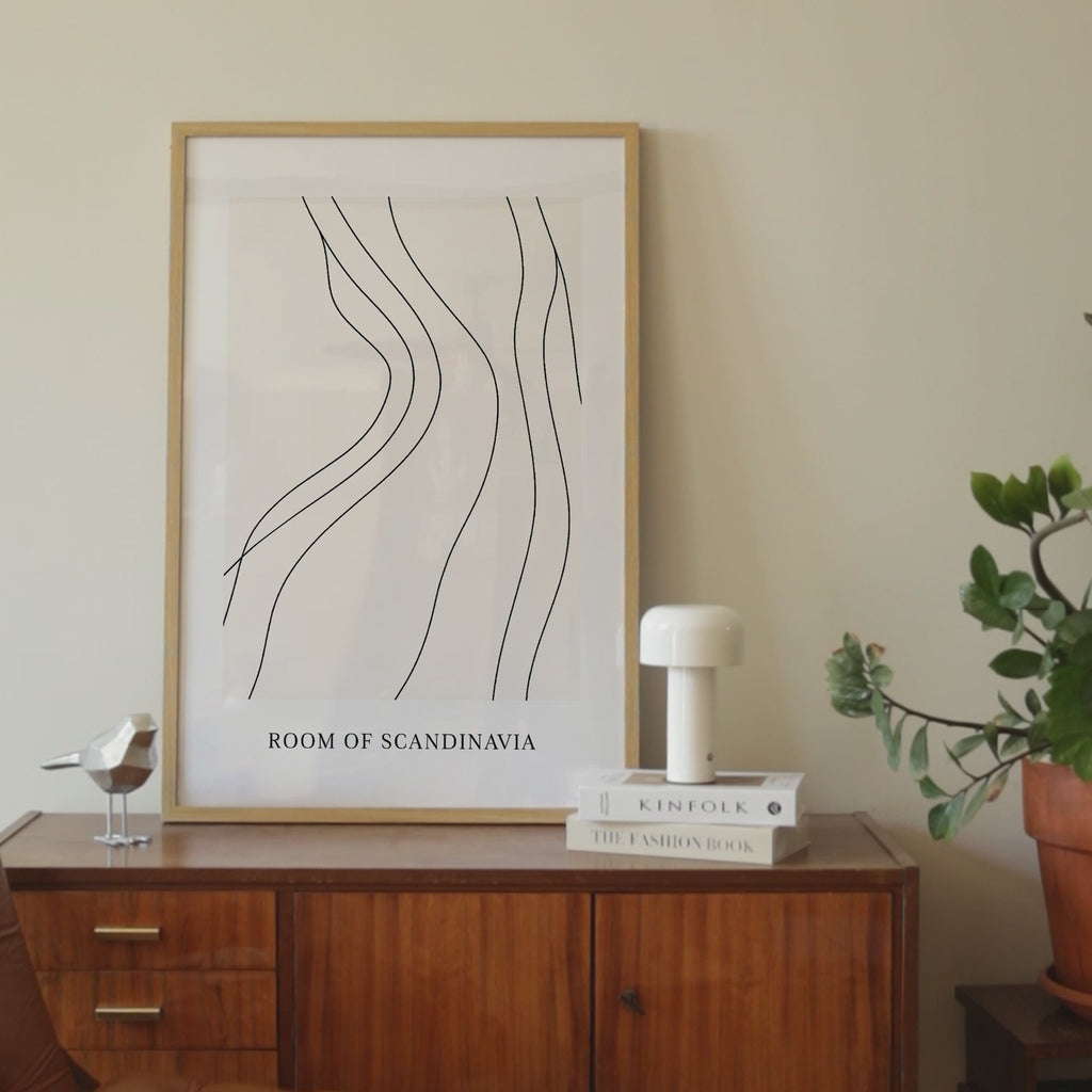 Line Art Minimalist Print