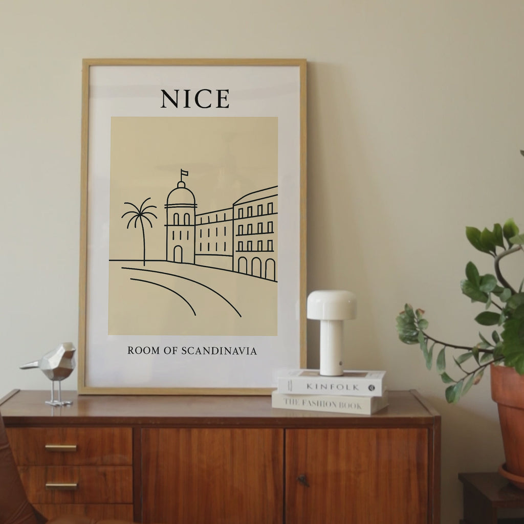 Nice Minimalist City & Travel Print