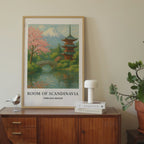 Blossoms of Tranquility Japandi Print