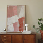 Peach Terracotta Color Calm Print