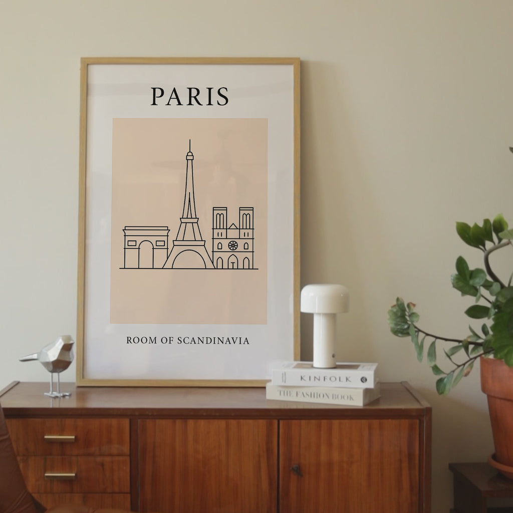 Paris Minimalist City & Travel Print