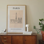 Paris Minimalist City & Travel Print