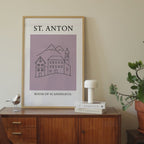 St. Anton Minimalist City & Travel Print