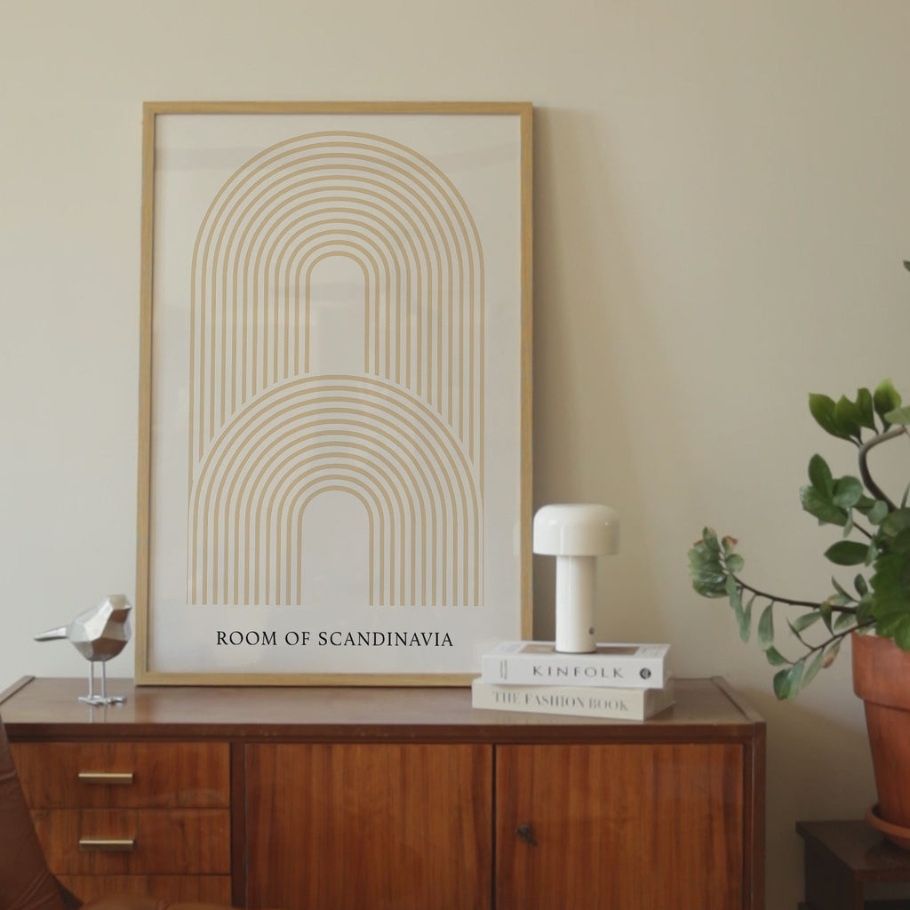 Artful Arched Line Print