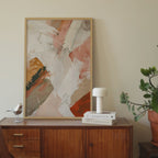 Earthy Brush Texture Print