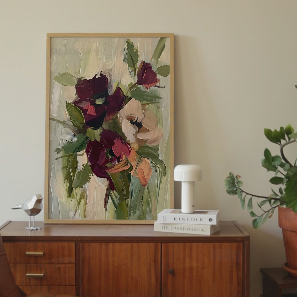 Deep Earth Blooms Print