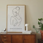 Female Silhouette Modern Print