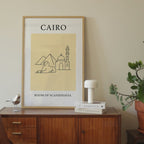Cairo Minimalist City & Travel Print