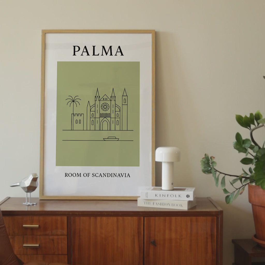 Palma Minimalist City & Travel Print