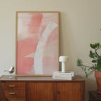 Soft Coral Tones Print