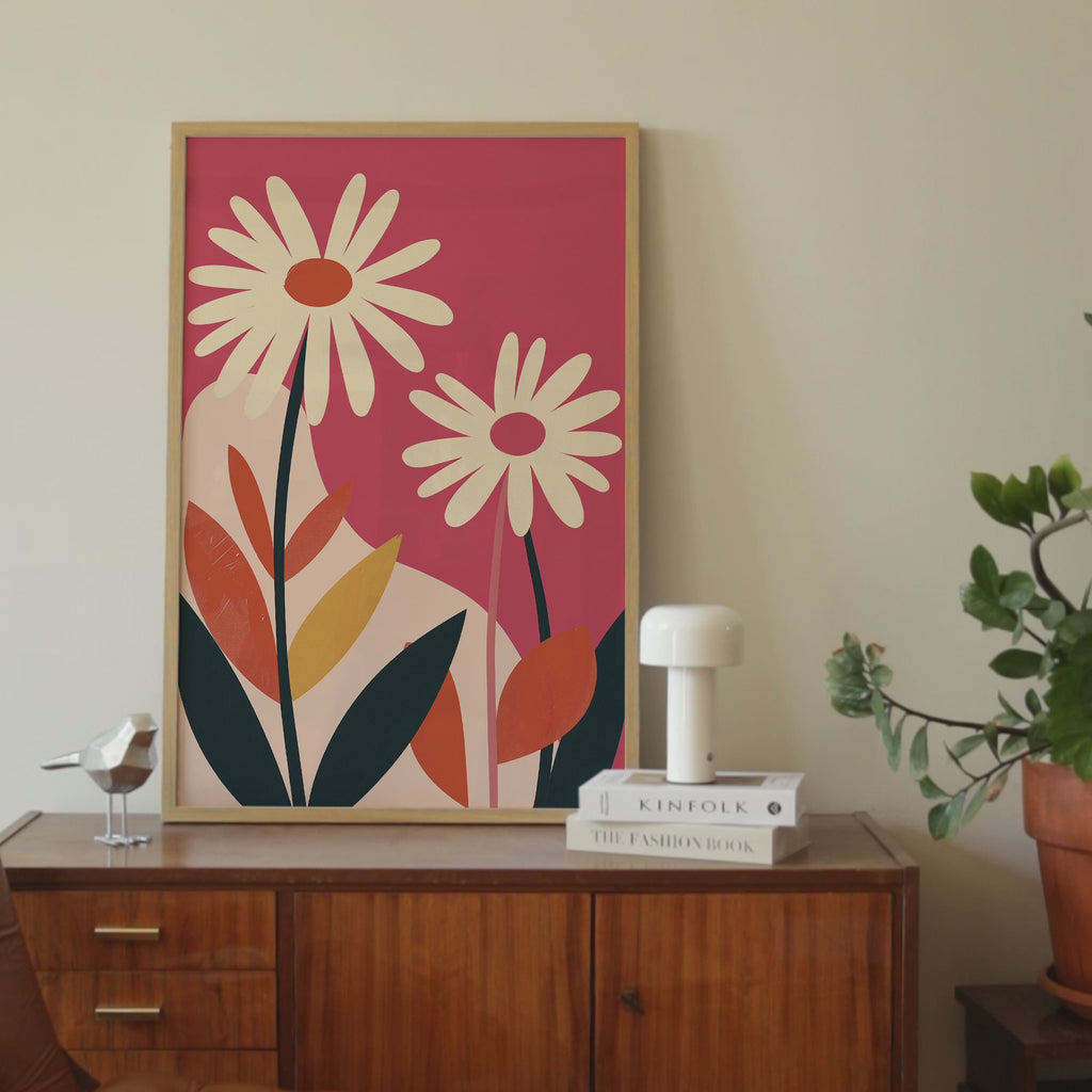 Bold Nordic Blooms Print