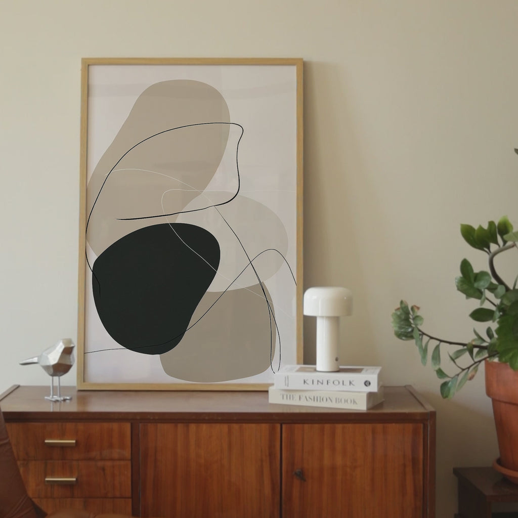 Organic Shape Composition Print