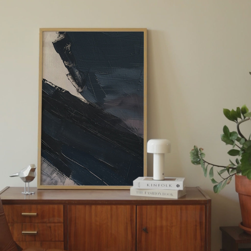 Dark Blue Tones No.1 Print