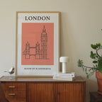 London Minimalist City & Travel Print