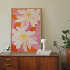 Soft Pink Bloom Print