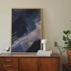 Indigo Lavender Hues Print