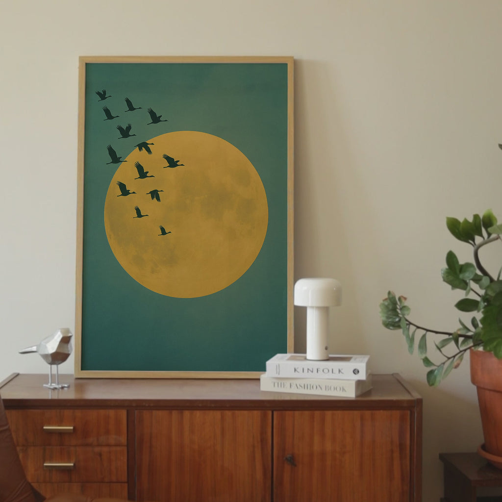 Japandi Moon Minimalist Print