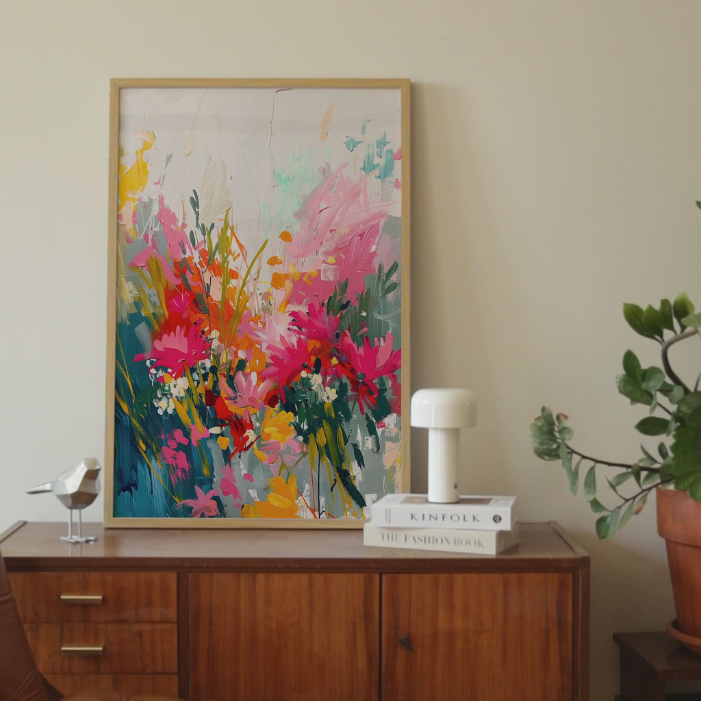 Lush Bloom Symphony Print