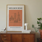 Melbourne Minimalist City & Travel Print