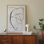 Minimalist Scandinavian Line Art Print