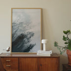 Abstract Icy Tones Print